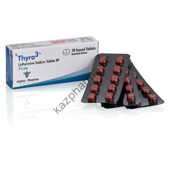 Thyro3 (Трийодтиронин) Т3 Alpha Pharma 30 таблеток (1таб 25 мкг) - Ереван