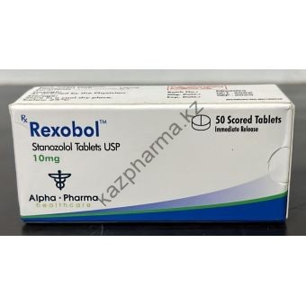 Rexobol (Станозолол, Винстрол) Alpha Pharma 50 таблеток (1таб 10 мг) - Ереван