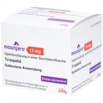 Mounjaro (Tirzepatide) раствор для п/к введ. 4 флакона 0,5 мл по 15 мг Ереван