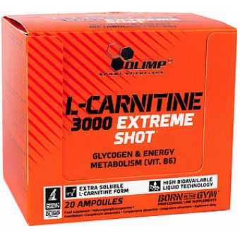 L- Карнитин Olimp L-Carnitine 3000 Extreme Shot (20 ампул по 25мл) - Ереван